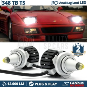 Kit LED para FERRARI 348 Luces de Cruce | Bombillas LED CANbus Blanco Frío | 6500K 12000LM