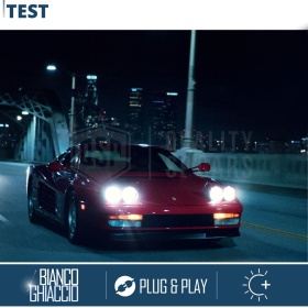 Kit LED Anabbaglianti + Abbaglianti per FERRARI TESTAROSSA CANbus | 6500K Bianco Ghiaccio 12000LM