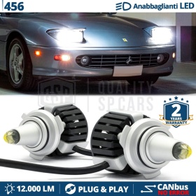 Kit LED para FERRARI 456 Luces de Cruce | Bombillas LED CANbus Blanco Frío | 6500K 12000LM