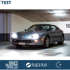 Kit LED para FERRARI 456 Luces de Cruce | Bombillas LED CANbus Blanco Frío | 6500K 12000LM