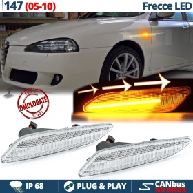 X2 Intermitentes LED para Alfa Romeo 147 Facelift Secuenciales Homologados, CANBUS No Error
