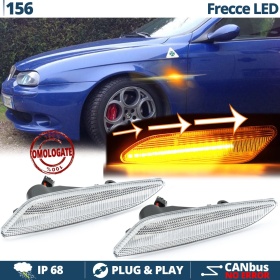 X2 Intermitentes LED para Alfa Romeo 156 Secuenciales Homologados, CANBUS No Error