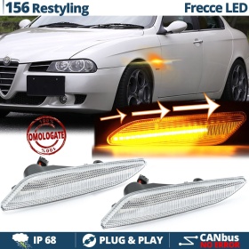 X2 Intermitentes LED para Alfa Romeo 156 Facelift Secuenciales Homologados, CANBUS No Error