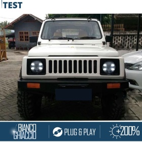 2 Faros Delanteros LED 7" para SUZUKI JIMNY 6500K | Luces de Cruce + Carretera + Posición