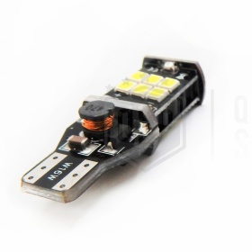 1pc Bulb T15 W16W | 6500K White ICE 100% CANbus  No Error | with GOLDEN Nickel | Plug & Play