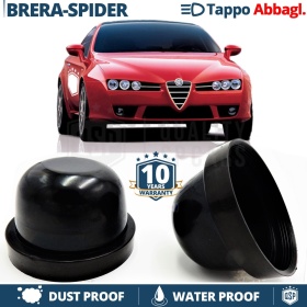 1 TAPPO MAGGIORATO FARI per ALFA ROMEO BRERA-SPIDER Abbaglianti | Coperchio ANTIPOLVERE Installazione KIT LED E XENON