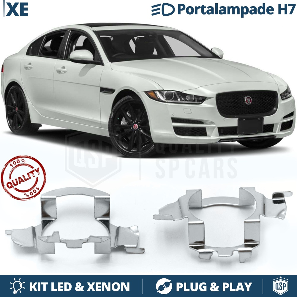 2 Adapters Bulbs Holder H7 for JAGUAR XE for LED Xenon Installation 2 Adapters Bulbs Holder H7 for JAGUAR XE for LED Xenon Installation