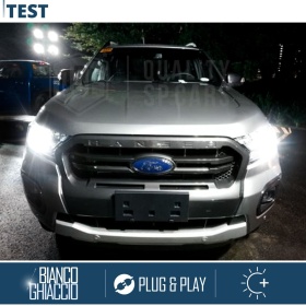 Kit LED H11 para FORD RANGER 3 T7 (15-18) Luces de Cruce Lenticulares | CANbus  6500K 12000LM
