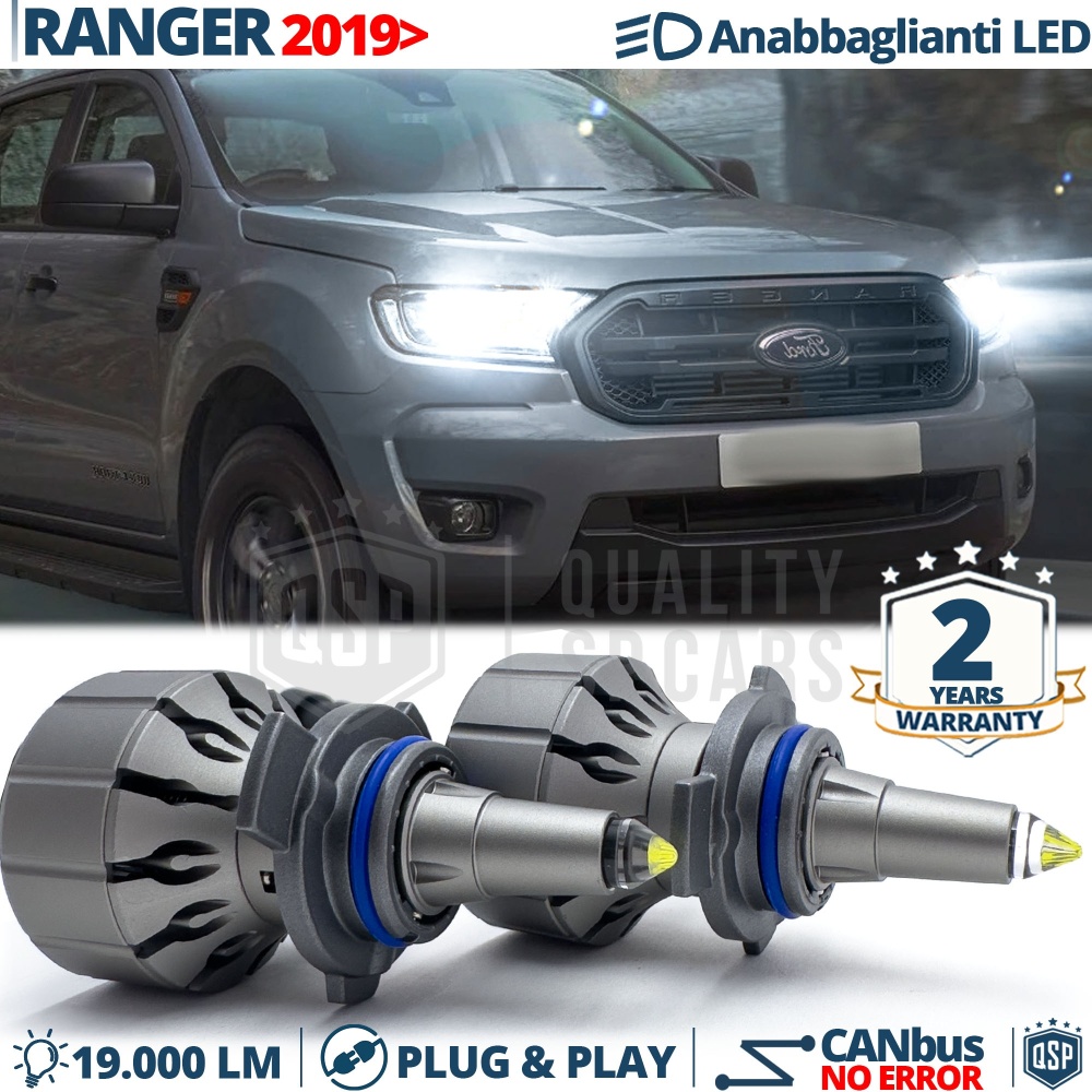 Kit LED HIR-2 para FORD RANGER 3 T7 Luces de Cruce Lenticulares | CANbus  6000K 19000LM