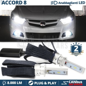 Kit LED H1 para HONDA ACCORD 8 Luces de Cruce CANbus | Bombillas LED 6500K 8000LM