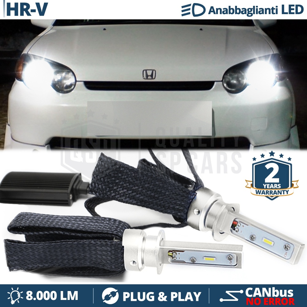 Kit LED H1 para HONDA HR-V 1 Luces de Cruce CANbus | Bombillas LED 6500K 8000LM
