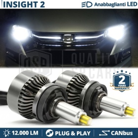 Kit LED H11 para HONDA INSIGHT 2 Luces de Cruce Bombillas LED CANbus | 6500K 12000LM