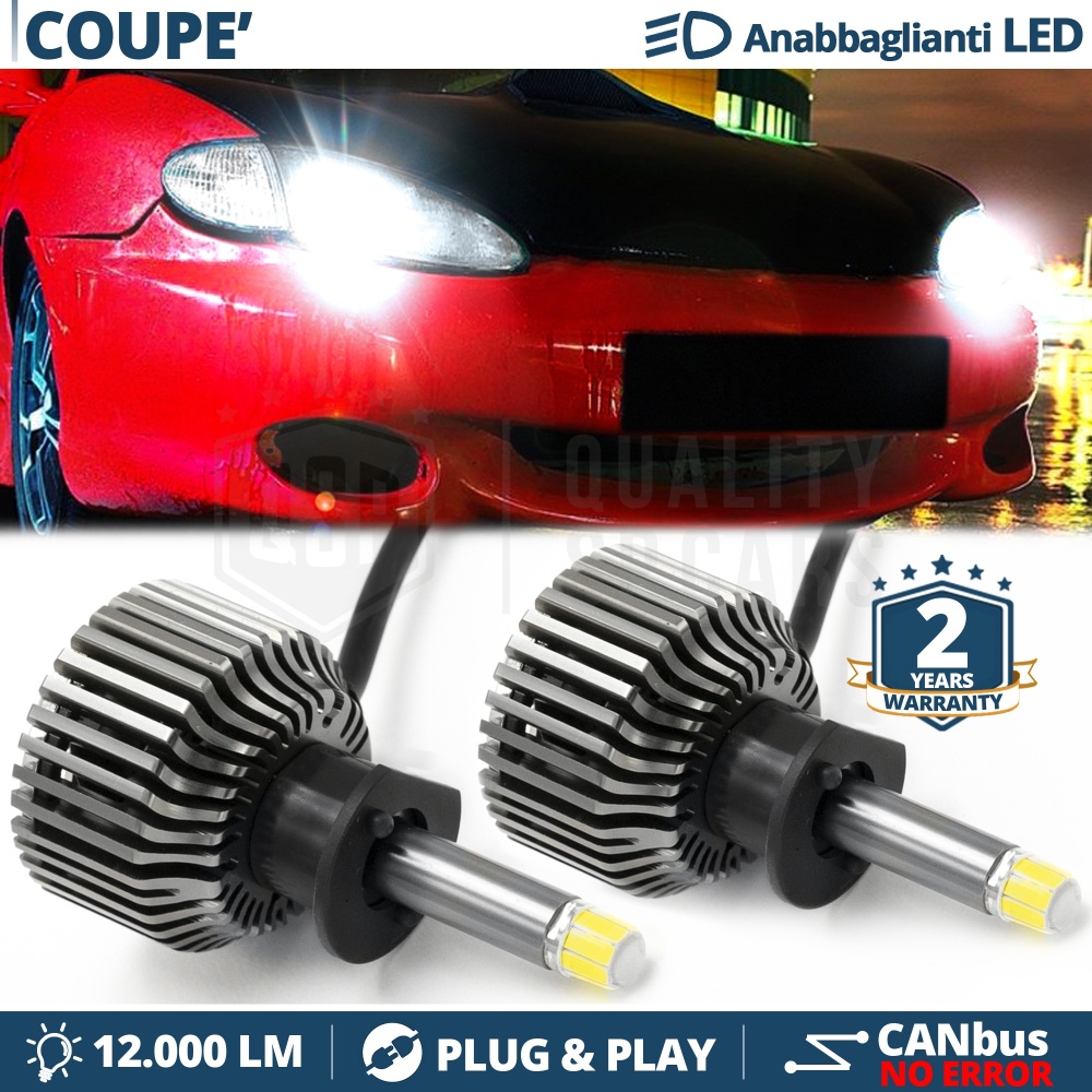 Kit LED H1 per HYUNDAI COUPÉ 1 Luci Bianche Anabbaglianti CANbus | 6500K 12000LM