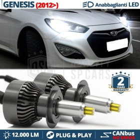 Kit LED H7 para HYUNDAI GENESIS COUPÈ 12-16 Luces de Cruce | Bombillas Led Canbus 6500K 12000LM