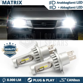 Kit Led H4 para HYUNDAI MATRIX Luces de Cruce + Carretera 6500k 8000LM | Plug & Play CANbus
