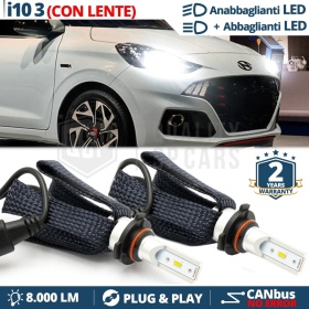 Kit LED HB3 para HYUNDAI i10 3 | Luces de Cruce + Carretera LED | CANbus 6500K
