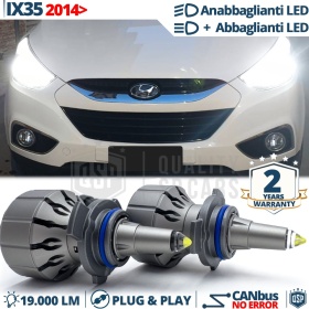Kit LED HIR-2 para HYUNDAI ix35 14-15 Luces de Cruce + Carretera CANbus | 6000K 19000LM