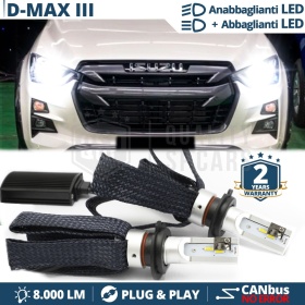 H4 Full LED Kit for ISUZU D-MAX 3 Low + High Beam | 6500K 8000LM CANbus Error FREE