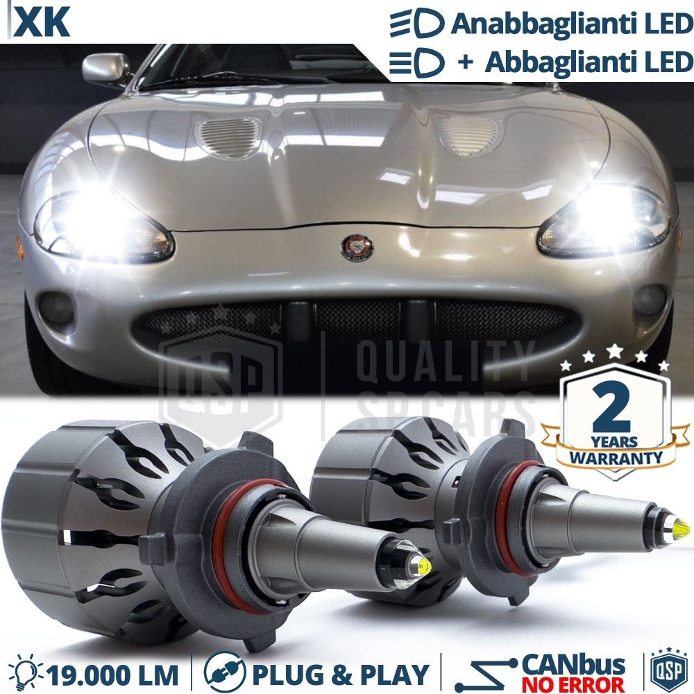 Kit LED HB3 para JAGUAR XK 1 Luces de Cruce | Bombillas LED CANbus Blanco Frío | 6000K 19000LM