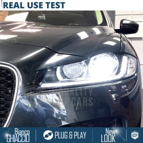 Kit LED HIR-2 para JAGUAR F-PACE Luces de Cruce + Carretera | Bombillas LED CANbus Blanco Frío | 6000K 19000LM