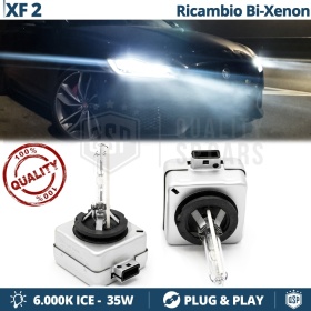 2x Bombillas Bi-Xenon D3S de Repuesto para JAGUAR XF 2 Luz 6.000K Blanco Frio Lámpara 35W