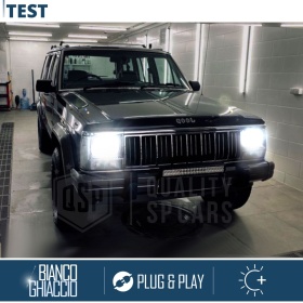 Kit Led H4 para JEEP CHEROKEE XJ Luces de Cruce + Carretera 6500k 8000LM | Plug & Play CANbus