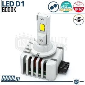 1 Bombilla LED D1S | Conversión PERFECTA de Xenon HID a LED | Luz Blanca Potente 6000K