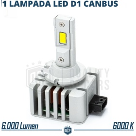 1 Bombilla LED D1S | Conversión PERFECTA de Xenon HID a LED | Luz Blanca Potente 6000K