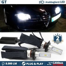 Kit LED H7 para Alfa Romeo GT Luces de Cruce CANbus | 6500K Blanco Frío 8000LM