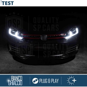 FULL LED HEADLIGHTS For Golf 6 TRANSFORMATION into Golf 7 Facelift | Plug & Play Replacement