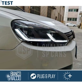 FULL LED HEADLIGHTS For Golf 6 TRANSFORMATION into Golf 7 Facelift | Plug & Play Replacement