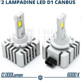 Kit LED D1S | Conversión PERFECTA de Xenon HID a LED | Luz Blanca Potente 6000K 12000LM