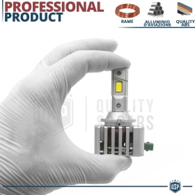 Kit LED D3S | Conversión PERFECTA de Xenon HID a LED | Luz Blanca Potente 6000K 12000LM