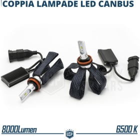 Bombillas LED H11 para JEEP COMPASS 1 FACELIFT Luces de Cruce CANbus | 6500K 8000LM