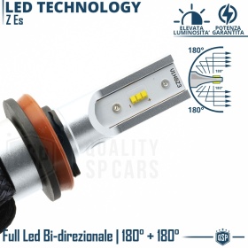 Bombillas LED H11 para JEEP COMPASS 1 FACELIFT Luces de Cruce CANbus | 6500K 8000LM