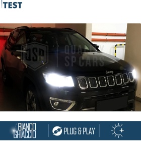 Kit LED HB3 para JEEP COMPASS 2 Luces de Cruce + Carretera | 6500K 8000LM CANbus