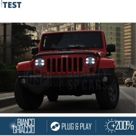 2 Faros Delanteros LED 7" para JEEP WRANGLER JK 6500K | Luces de Cruce + Carretera + Posición