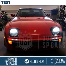 2 Faros Delanteros LED 7" para PORSCHE 924-944 6500K | Luces de Cruce + Carretera