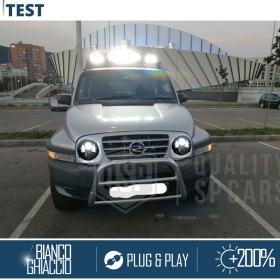 2 Faros Delanteros LED 7" para SSANGYONG KORANDO 2 6500K | Luces de Cruce + Carretera + Posición