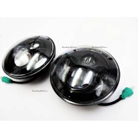 2 Faros Delanteros LED 7" para SSANGYONG KORANDO 2 6500K | Luces de Cruce + Carretera + Posición