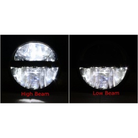 2 Faros Delanteros LED 7" para SSANGYONG KORANDO 2 6500K | Luces de Cruce + Carretera