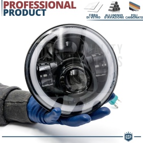 FAROS LED Angel Eyes para SSANGYONG KORANDO 2, Luz Blanca 6500K | APROBADO