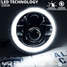 FAROS LED Angel Eyes para SSANGYONG KORANDO 2, Luz Blanca 6500K | APROBADO