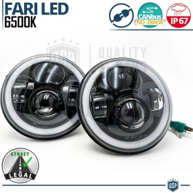 FAROS LED Angel Eyes para SSANGYONG KORANDO 2, Luz Blanca 6500K | APROBADO