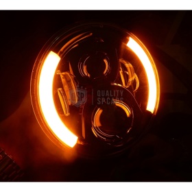 2 Faros Delanteros LED 7" para SSANGYONG KORANDO 2 6500K | DRL, Cruce, Carretera, Intermitentes