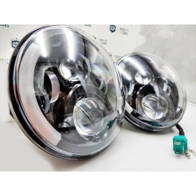 2 Faros Delanteros LED 7" para SSANGYONG KORANDO 2 6500K | DRL, Cruce, Carretera, Intermitentes
