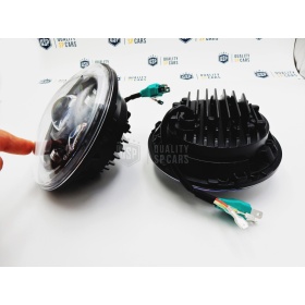 2 Faros Delanteros LED 7" para SSANGYONG KORANDO 2 6500K | DRL, Cruce, Carretera, Intermitentes