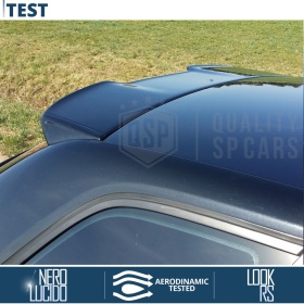 SPOILER Alerón Trasero PARA Audi A3 S3 8P Facelift | Labio Maletero Techo NEGRO RS3 Style