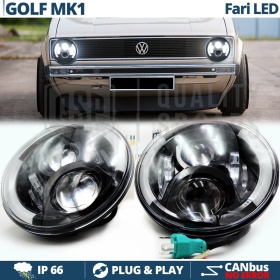 2 Faros Delanteros LED 7" para VOLKSWAGEN GOLF MK1 6500K | DRL, Cruce, Carretera, Intermitentes