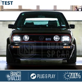 2 Faros Delanteros LED 7" para VOLKSWAGEN GOLF MK2 6500K | Luces de Cruce + Carretera + Posición